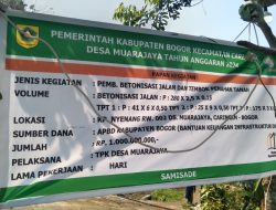 Pemdes Muarajaya Caringin Gelar Launching Bantuan Keuangan Tahun 2024