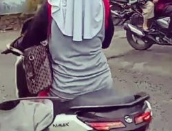 Viral, Motor NMAX Plat Merah Melintas  Dikendarai Anak Sekolah Saat Jam Pelayanan