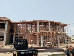 Proyek Pembangunan Gedung Kantor Kecamatan Cigombong Diupayakan Rampung Sesuai Kalender Oleh CV. Putera Belko